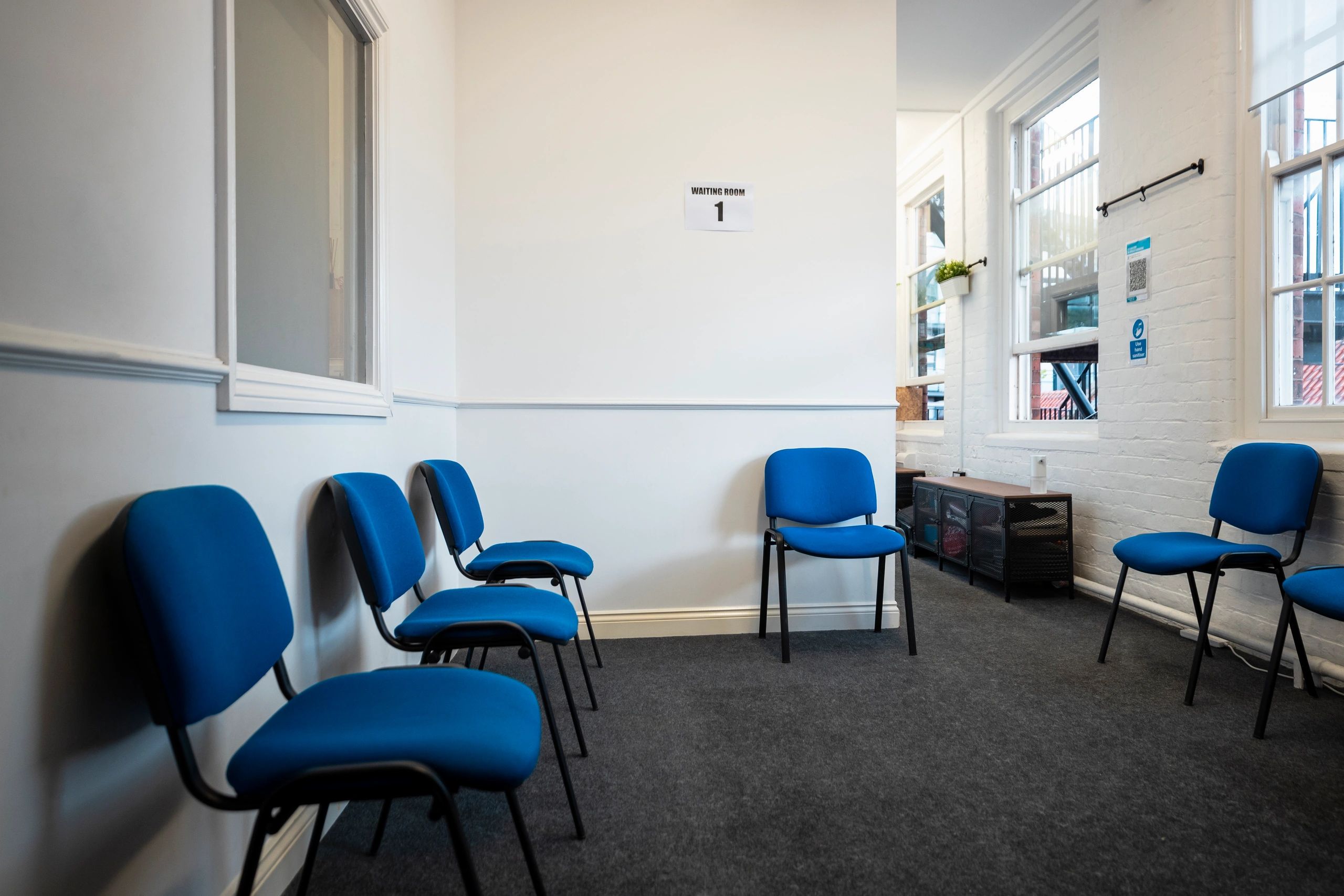 Clean and organized commercial interior
